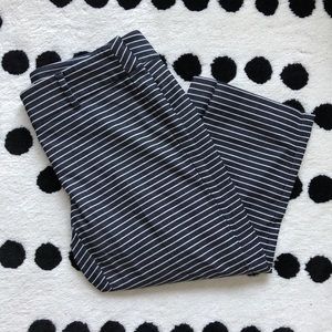 Striped Cropped Pants